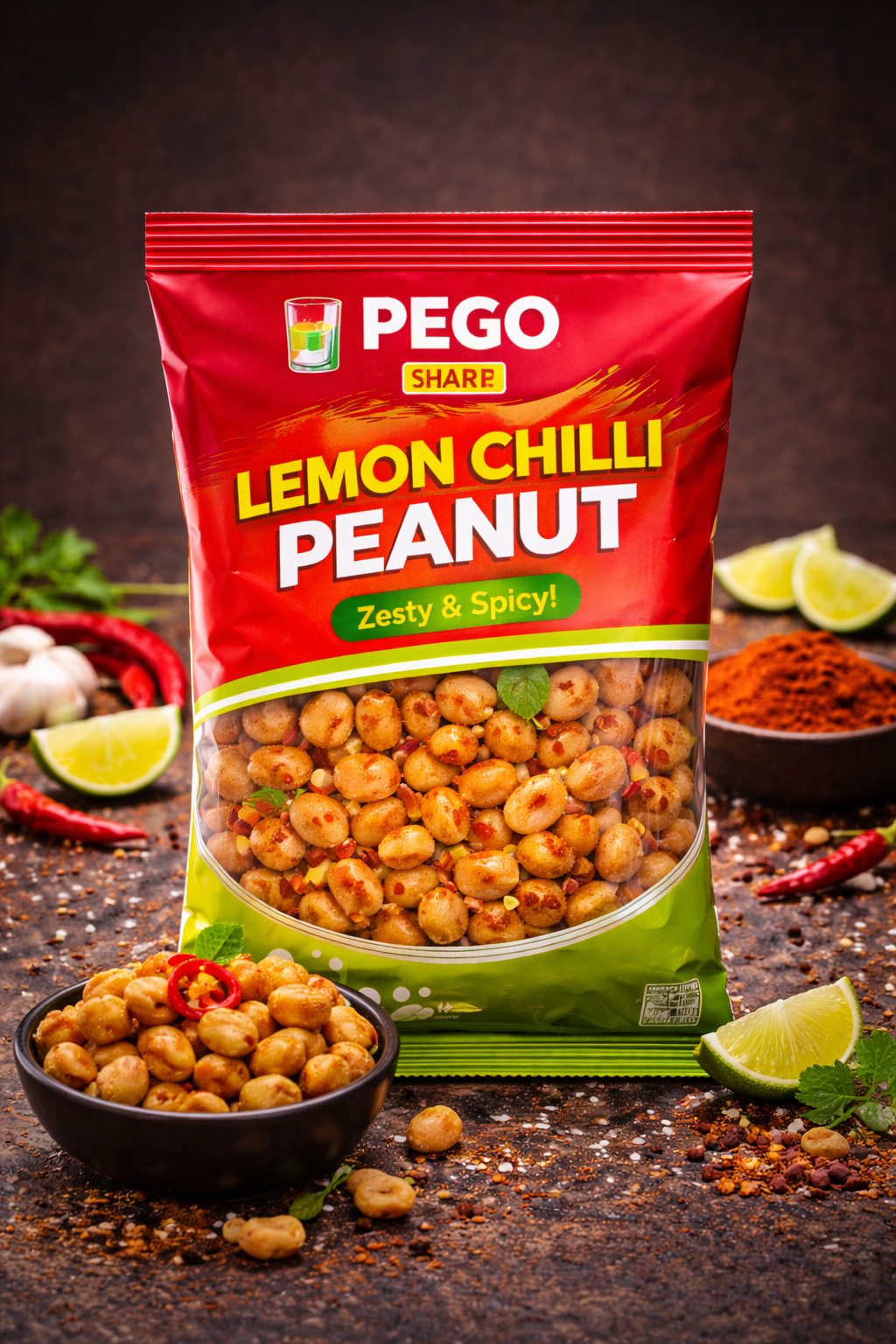 PEGO SHARP – Lemon Chilli Peanut